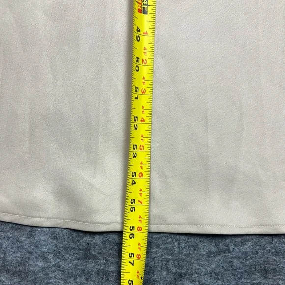 BHLDN Cream V-Neck Maxi Dress with Draped Size 2 - Picture 8 of 14